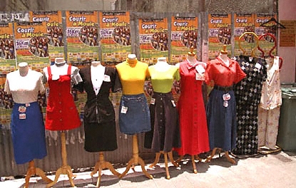 guadeloupe, shopping, clothing